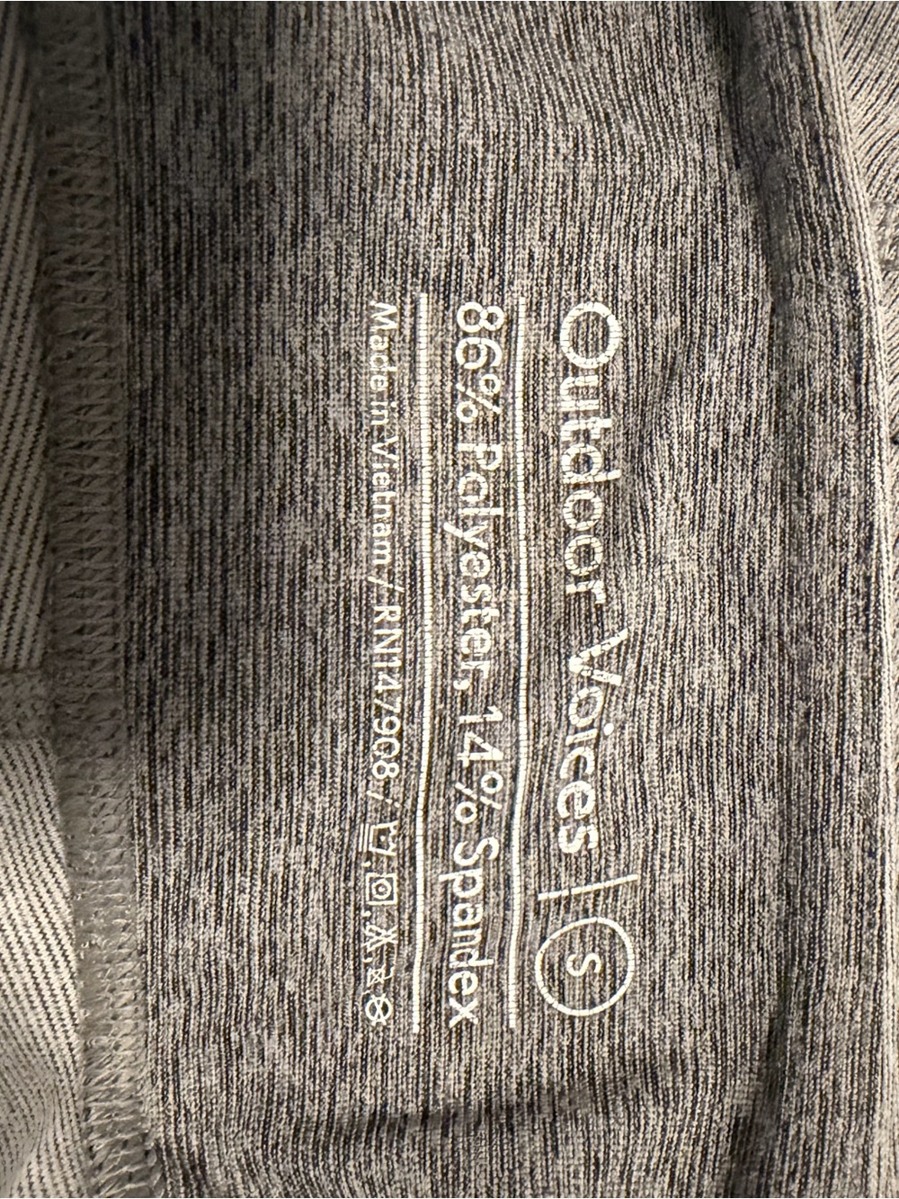 Outdoor Voices Women’s  Gray Heather leggings